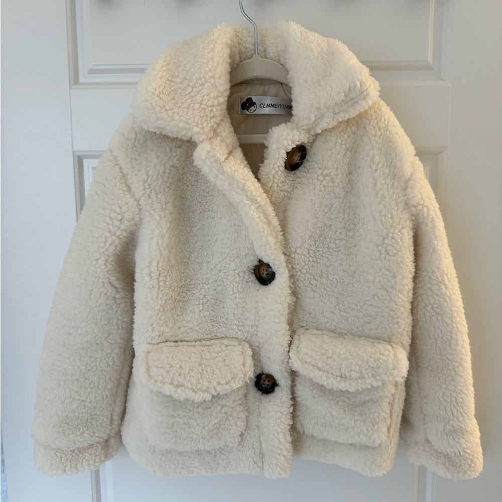Kids Sherpa coat! 3-4T